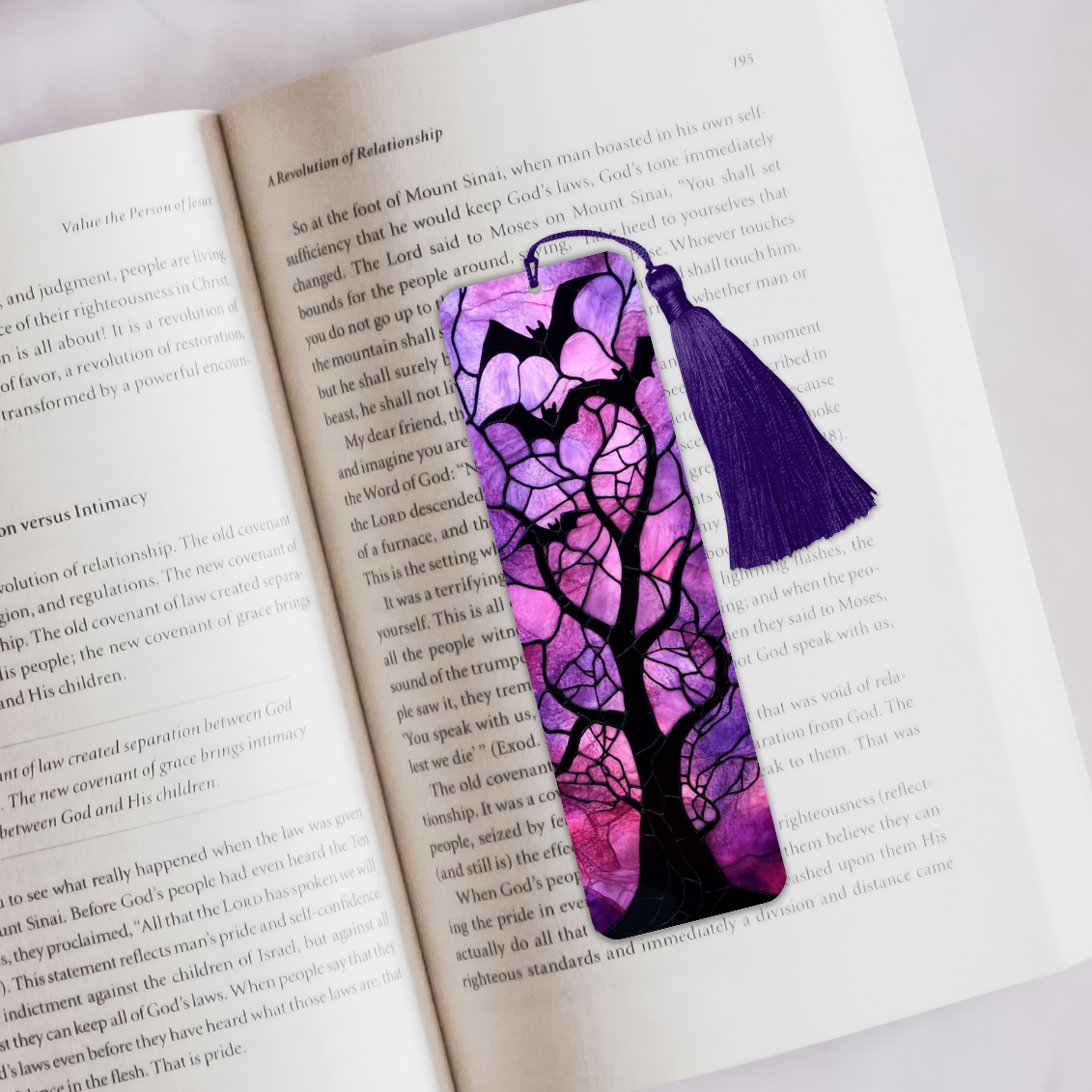 Spooky Stained Glass Bookmarks