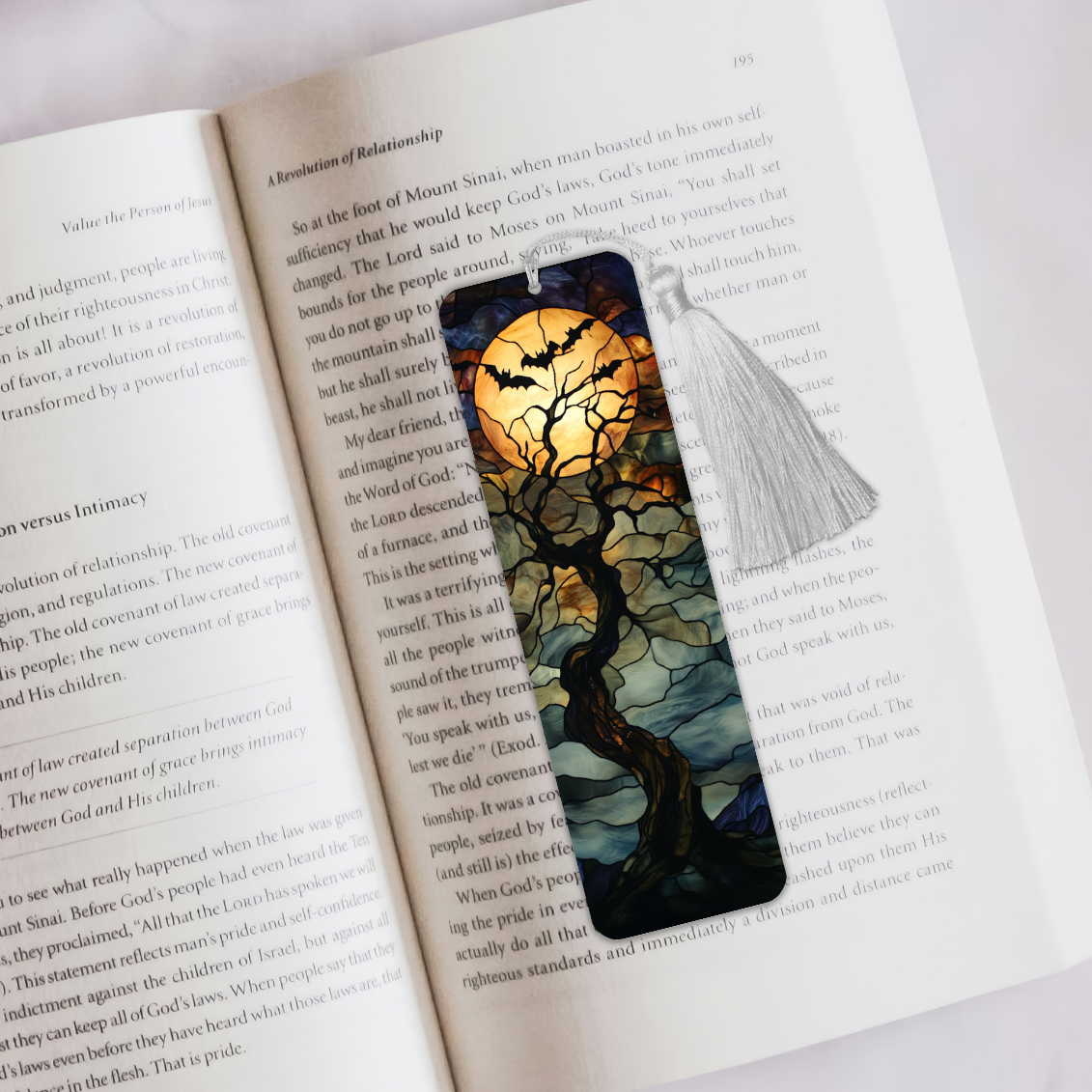 Spooky Stained Glass Bookmarks