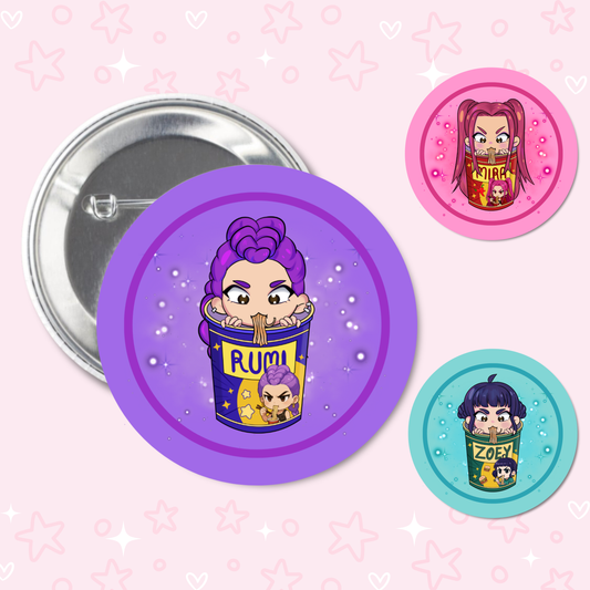 K-Pop Demon Hunters Buttons