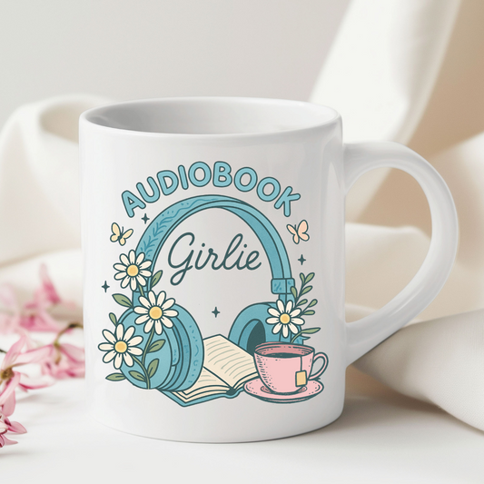 Audio Book Girlie Mug