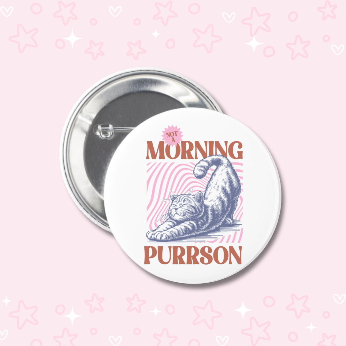 Retro Cat Buttons