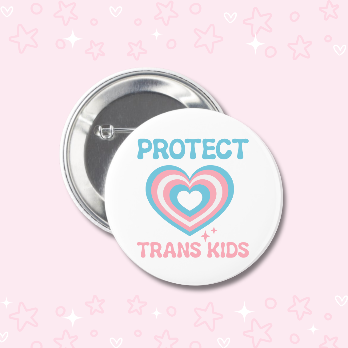 Trans Pride Buttons