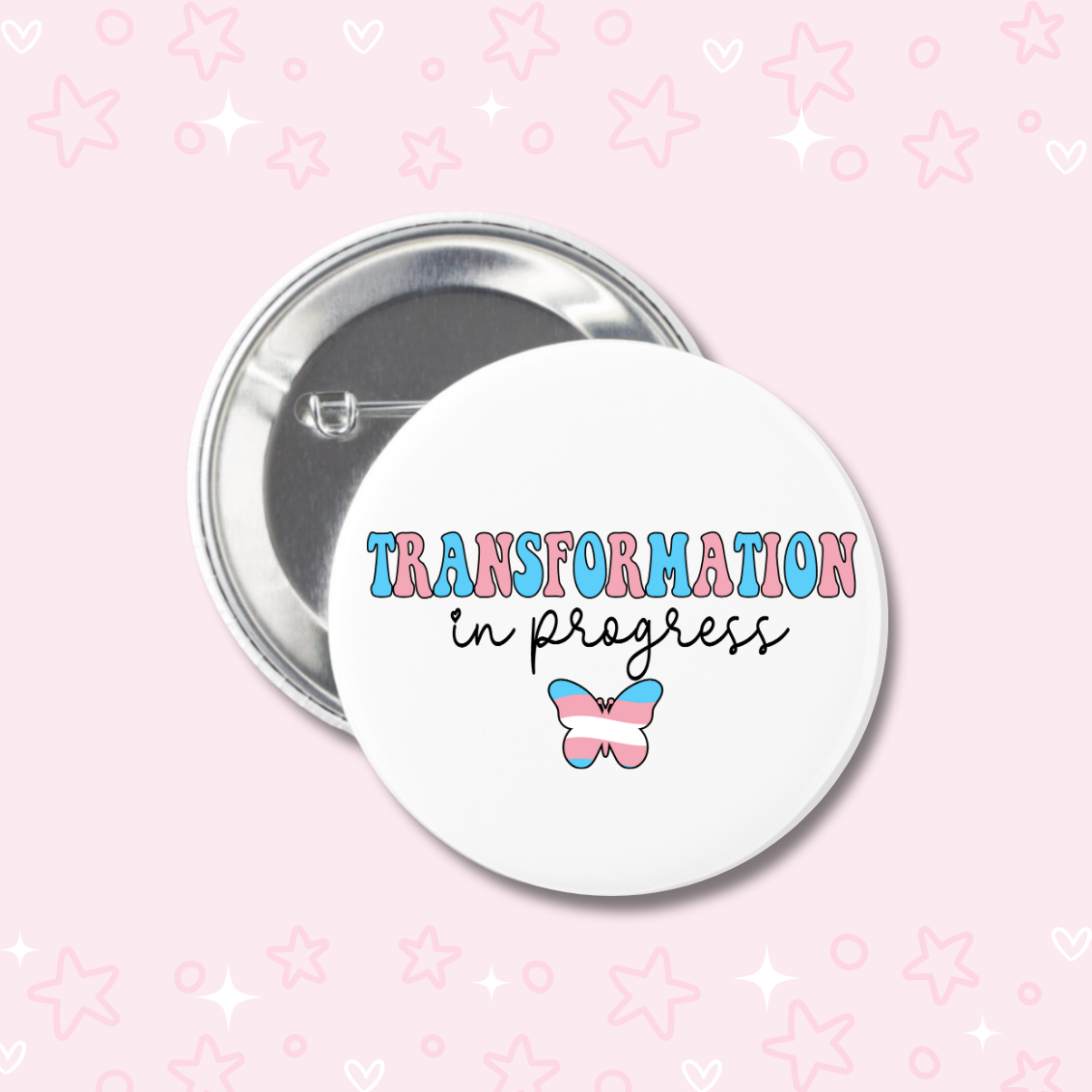 Trans Pride Buttons
