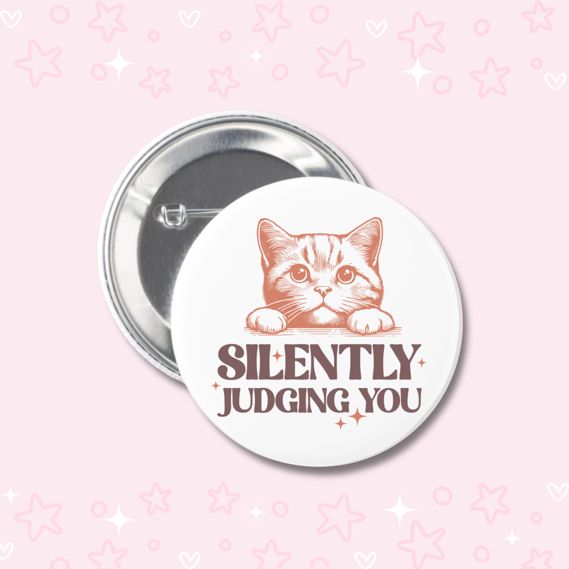 Retro Cat Buttons