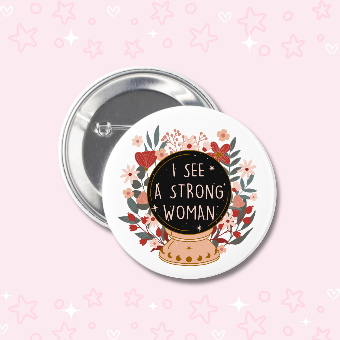 Women Empowerment Buttons