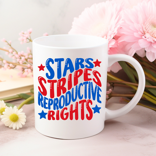 Stars Stripes Reproductive Rights Mug