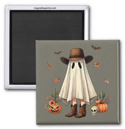 Cowboy Ghost Magnet