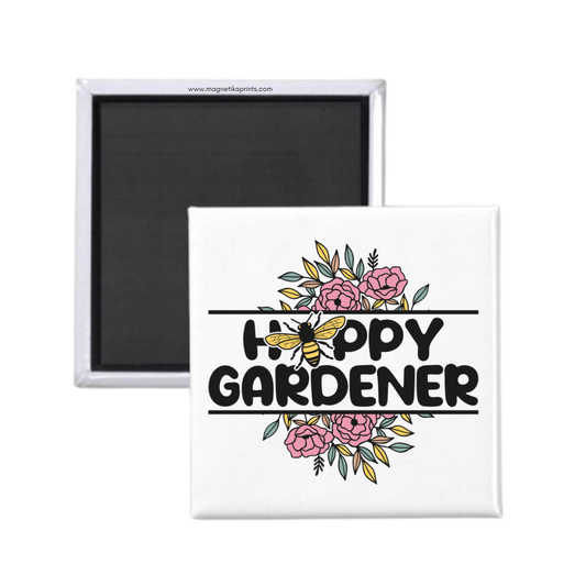 Happy Gardener Magnet