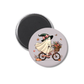 Ghost Riding A Bike Magnet