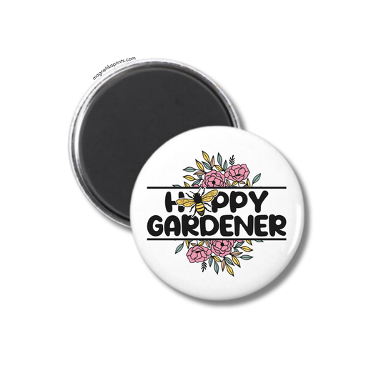 Happy Gardener Magnet