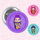 K-Pop Demon Hunters Buttons