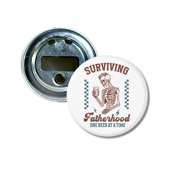 Surviving Fatherhood Bottle Opener