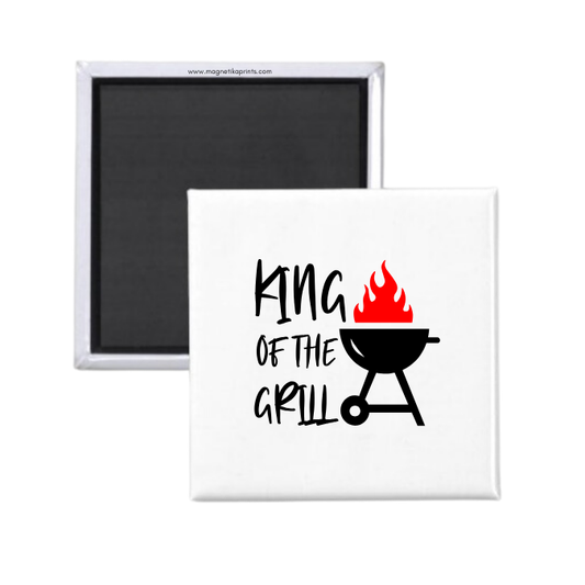 King Of The Grill Magnet