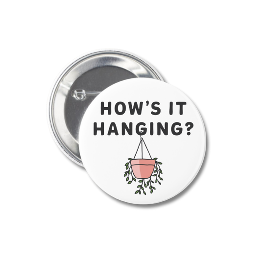 How's It Hanging Button