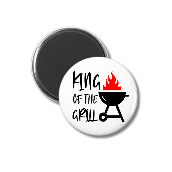 King Of The Grill Magnet