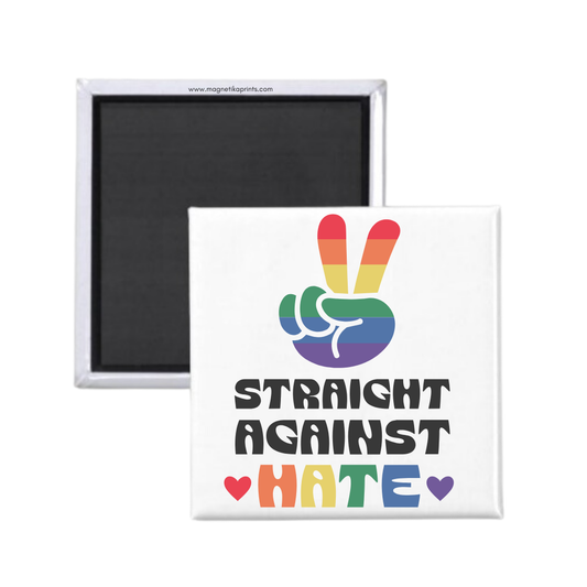 Straight Against Hate Magnet