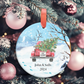 Custom Just Married 2024 Ornament