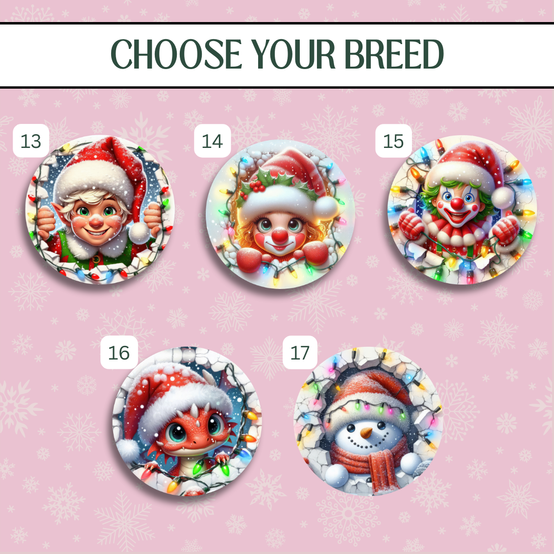 Christmas Character Ornament