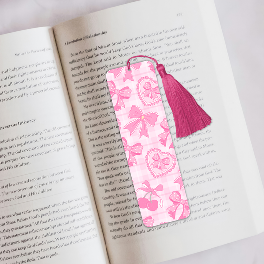 Pink Coquette Bookmark