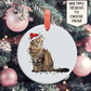 Christmas Cat Ornament