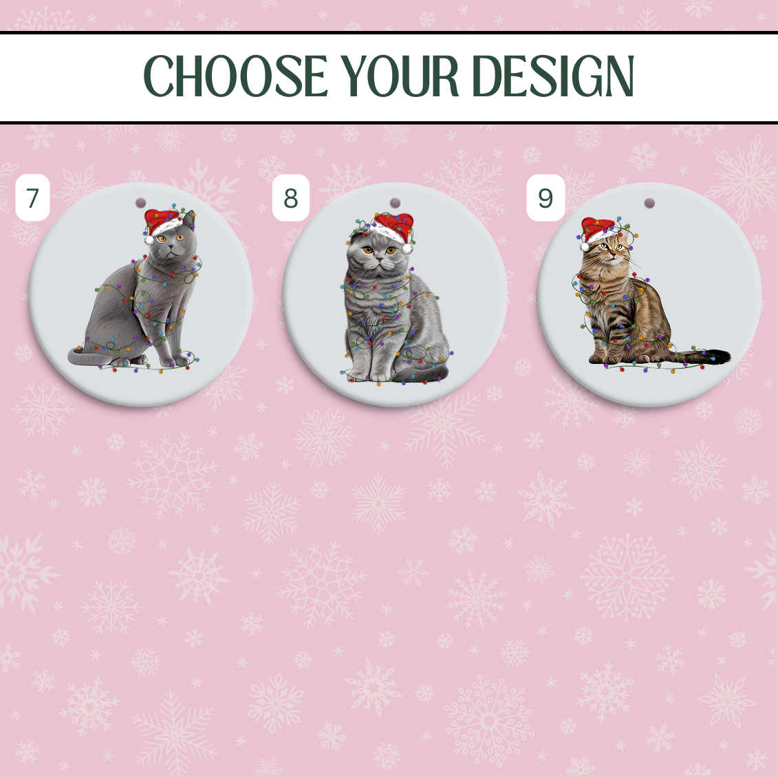 Christmas Cat Ornament