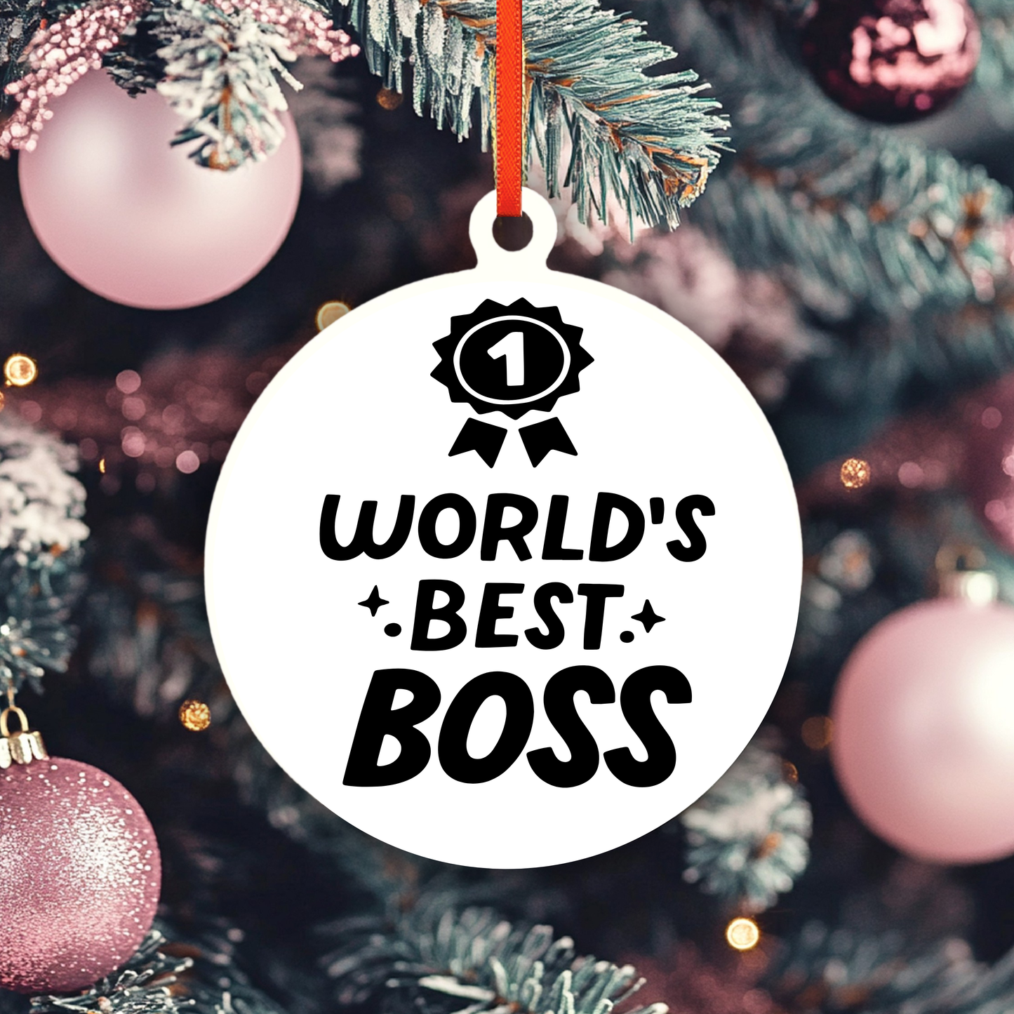 World's Best Boss Ornament