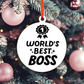 World's Best Boss Ornament