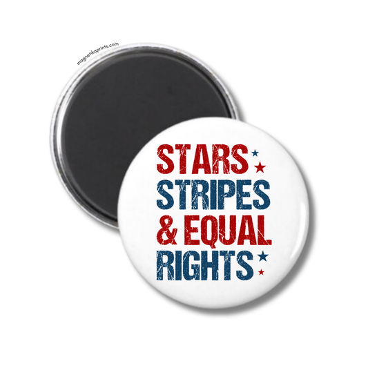 Stars Stripes And Equal Rights Magnet
