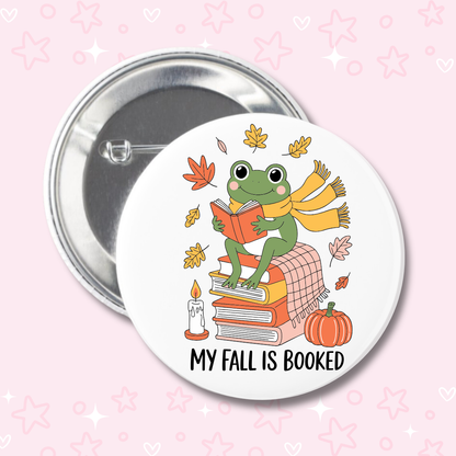 Bookish Fall Buttons