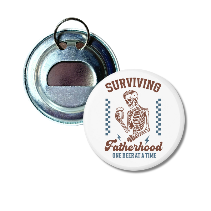 Surviving Fatherhood Bottle Opener