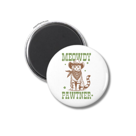 Meowdy Pawtner Magnet