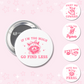 Coquette Raccoon Buttons