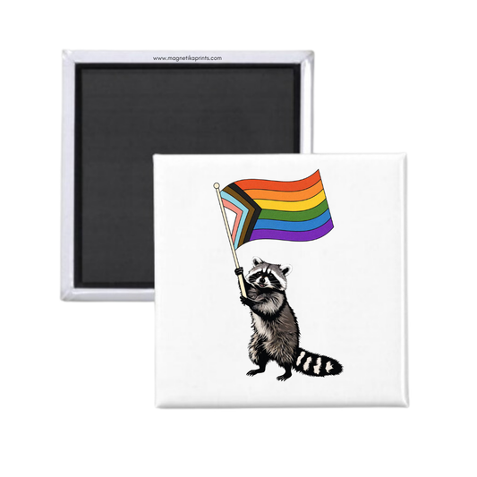 Proud Raccoon Magnet