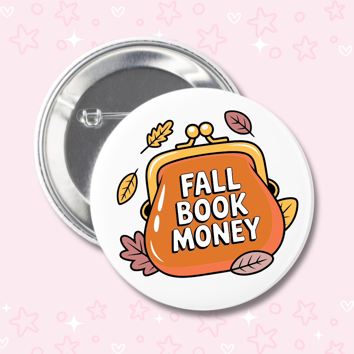 Bookish Fall Buttons