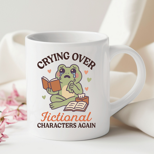 Crying Over Fictional Characters Again Mug