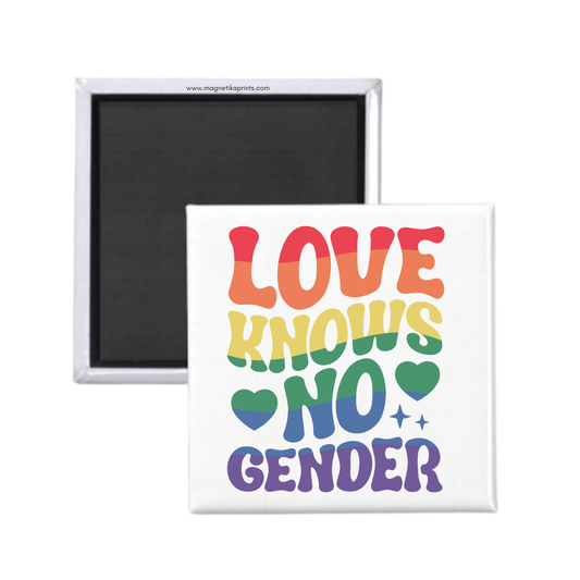 Love Knows No Gender Magnet