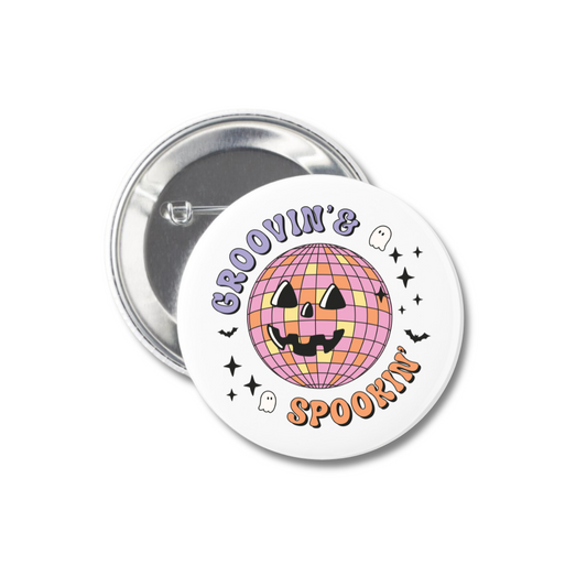 Groovin' & Spookin' Button