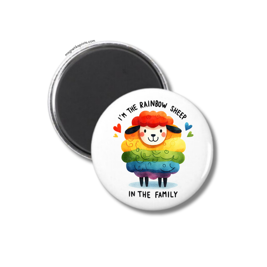 I'm The Rainbow Sheep In The Family Magnet