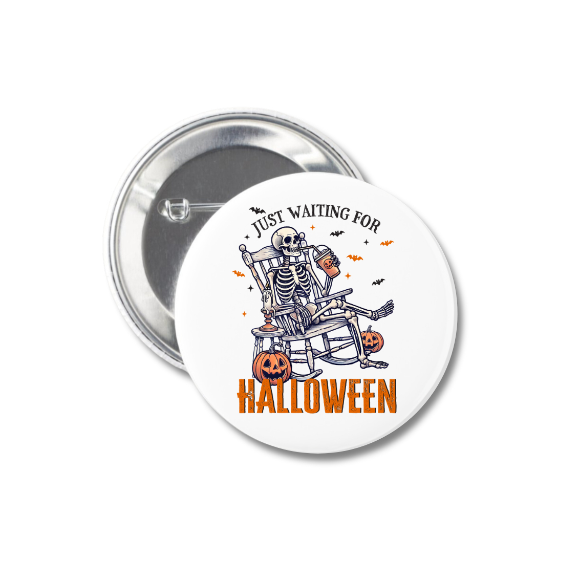 Waiting For Halloween Button