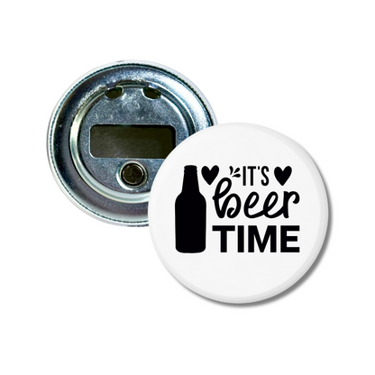 It's Beer Time Bottle Opener