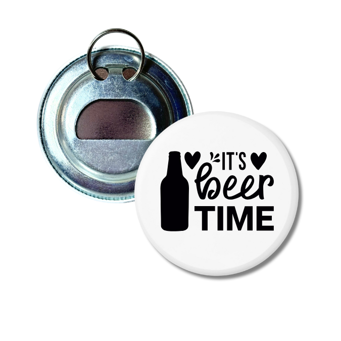 It's Beer Time Bottle Opener