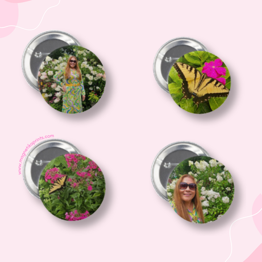 2.25" Photo Buttons- Set of 4!