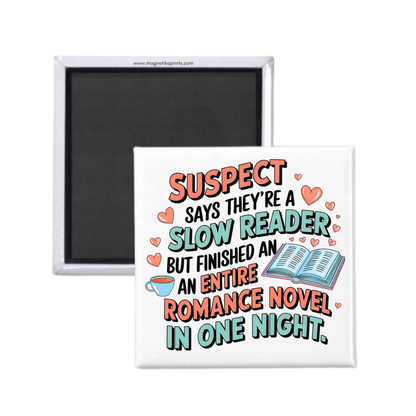Suspect Says They're A Slow Reader Magnet