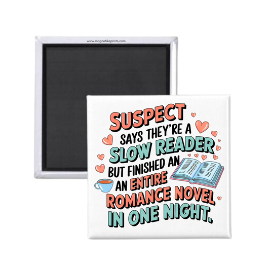 Suspect Says They're A Slow Reader Magnet