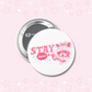 Coquette Raccoon Buttons