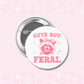 Coquette Raccoon Buttons