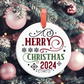 Merry Christmas 2024 Ornament