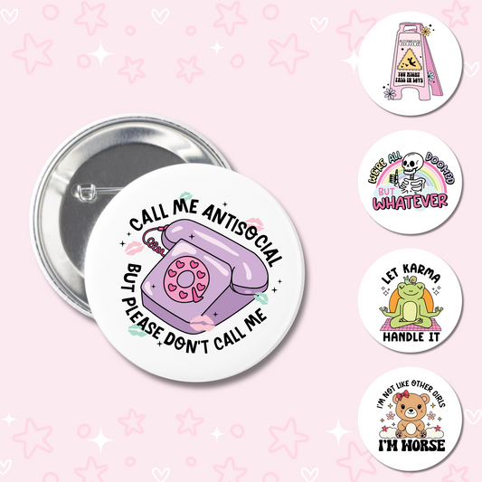 Girly & Cute Buttons