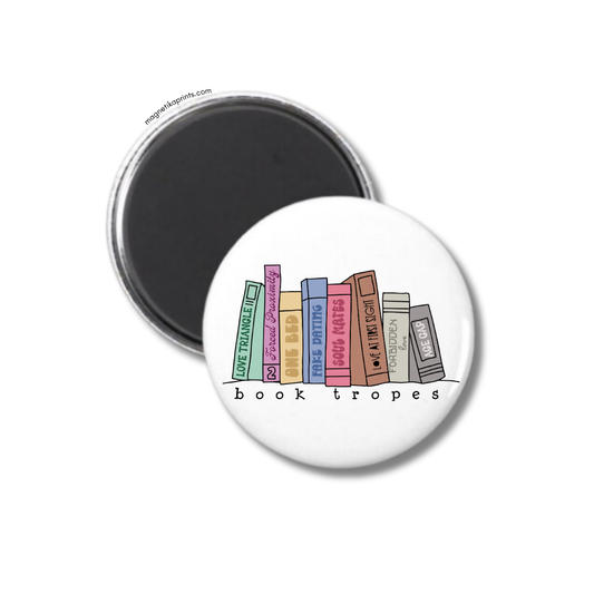 Book Tropes Magnet
