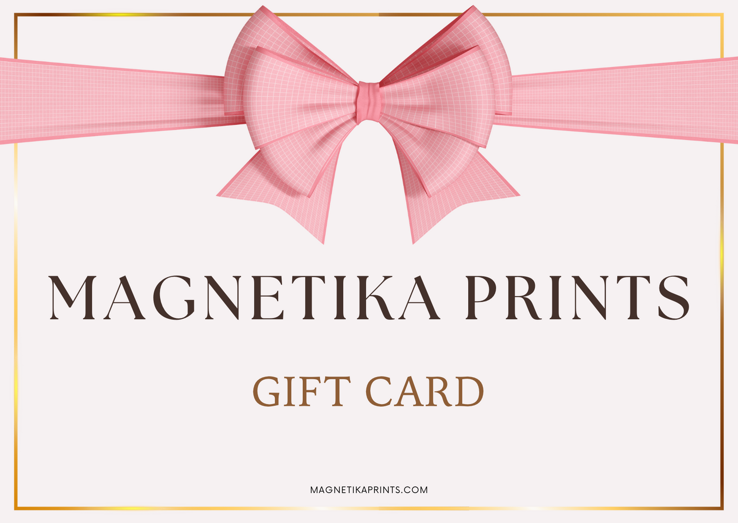 Magnetika Prints Gift Cards